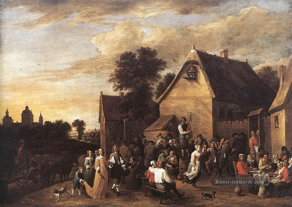 Flämisch Kermess 1652 David Teniers der Jüngere Ölgemälde